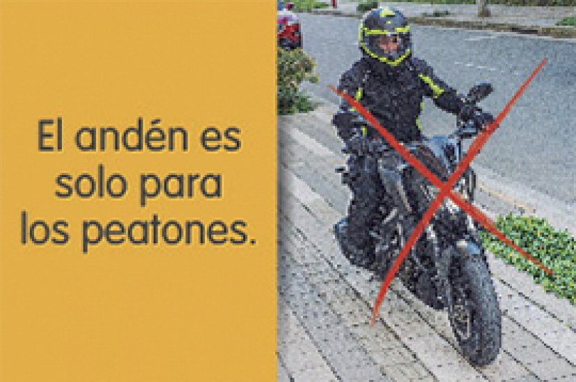 Estos 5 puntos te convencerán de no transitar por las aceras
