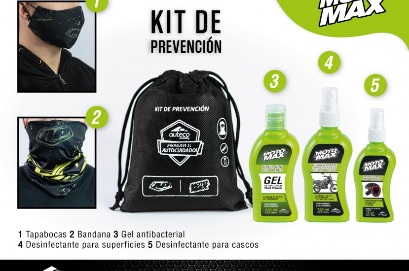 ¡Estamos de lanzamiento! Conoce el nuevo kit de prevención para los motociclistas