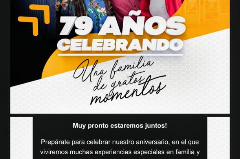 ¡Celebremos juntos nuestro aniversario!