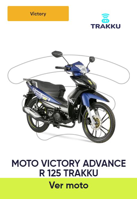 Moto semiautomática Victory Advance R 125