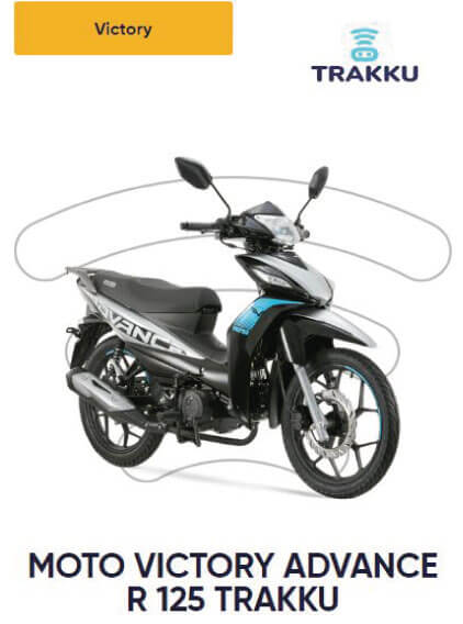 Victory Advance R 125 con Trakku