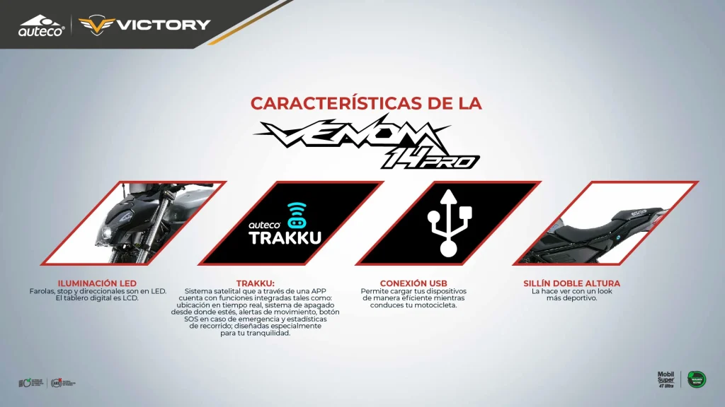 Características Victory Venom 14 Pro