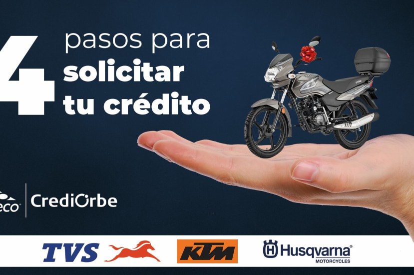 4 pasos para solicitar tu crédito para moto con CrediOrbe