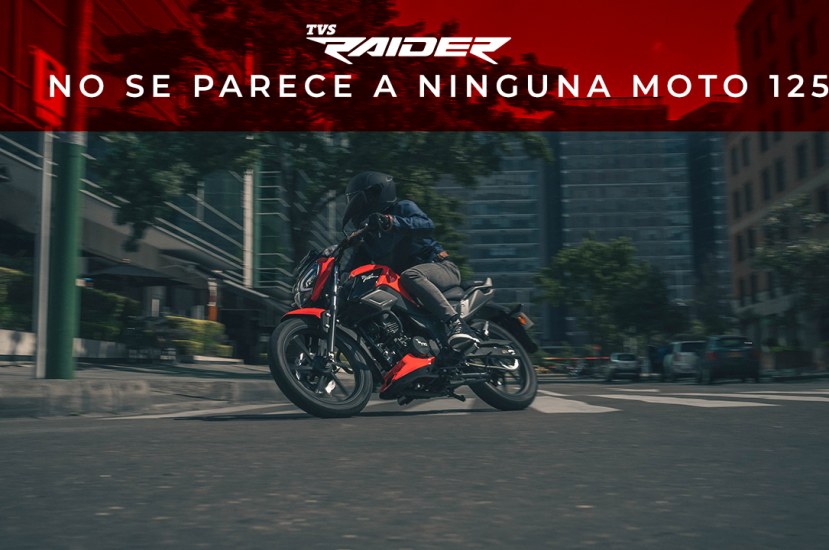 TVS Raider no se parece a ninguna moto 125