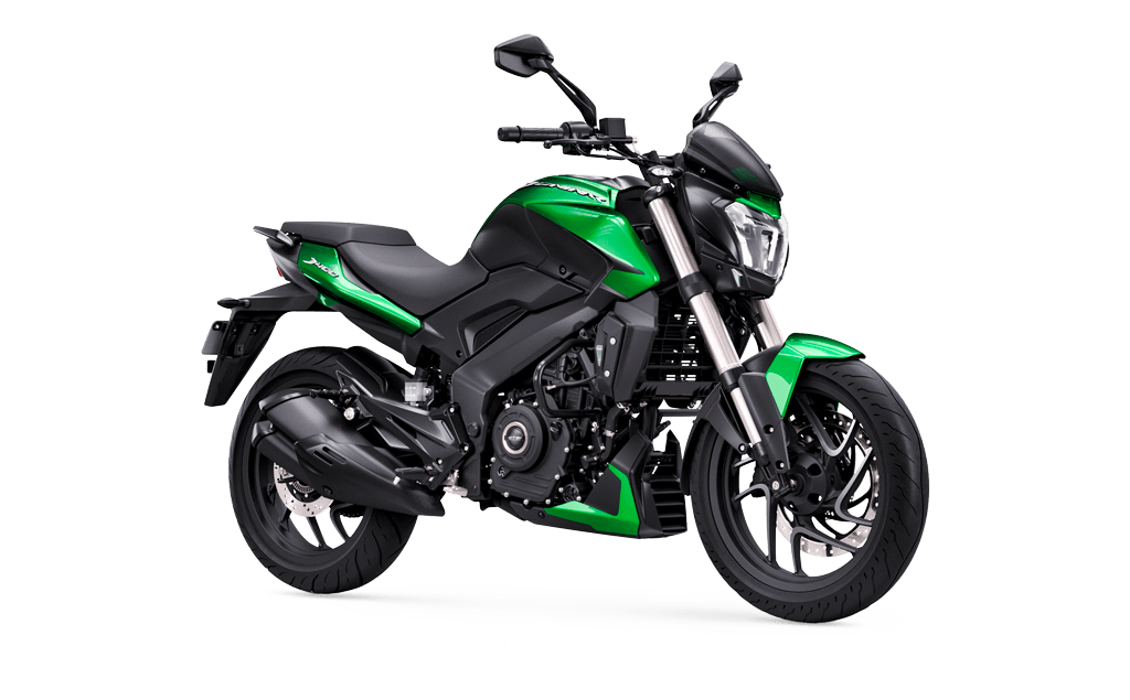 Moto Dominar 400 verde - auteco