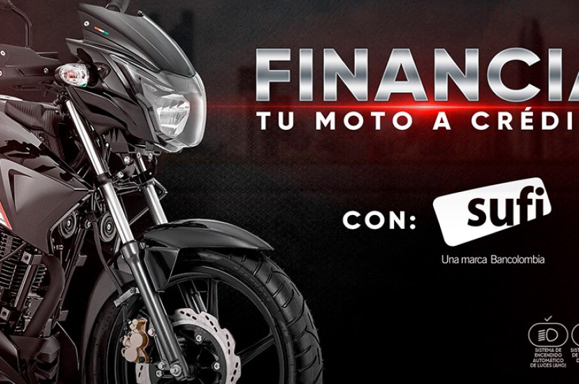 Solicita tu crédito con Sufi y estrena tu moto con Auteco