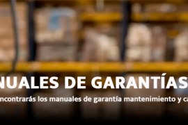 Manuales de garantía y mantenimiento