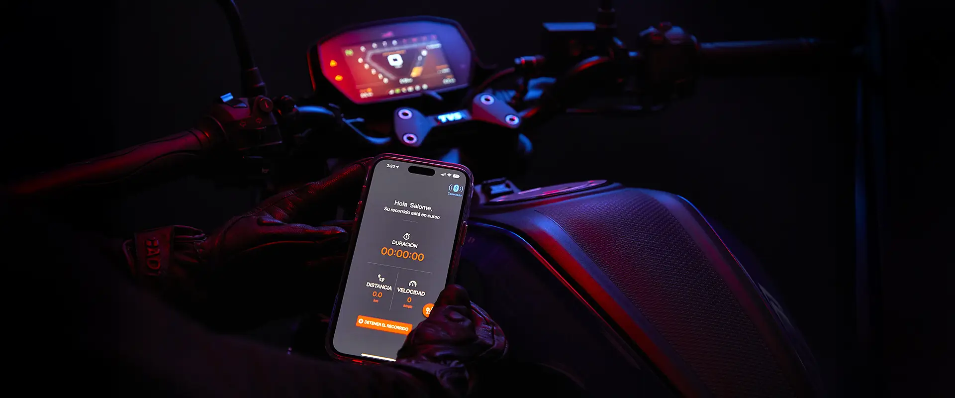 Sistemas de navegación predictiva en motos